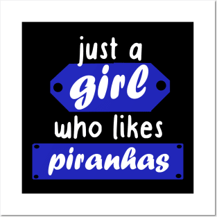 Piranha Fan Buy Aquarium Pacific Girls Women Posters and Art